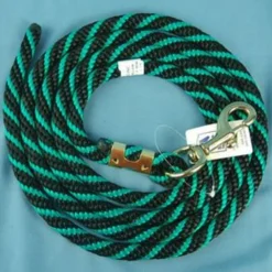 Nylon Lead Rope - 2 Color -Horse Set Sales Store 114408 009 nylon lead rope black green 98972 12158.1537223144