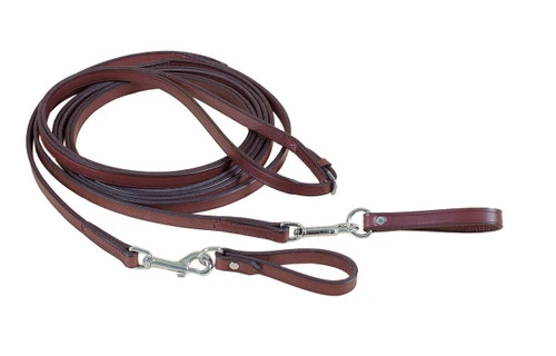 Tory Leather Long Draw Reins - Snap + Loop 1 Tory Leather Long Draw Reins - Snap + Loop