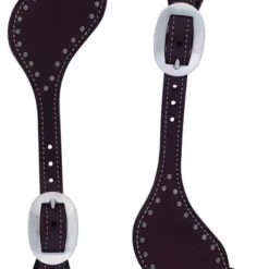 Weaver Leather Weaver Working Tack Spur Strap With Spots -Horse Set Sales Store 300191wtspursstrapsspots 29700 45968.1544668505