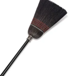 Heavy Duty All Black Corn Warehouse Broom