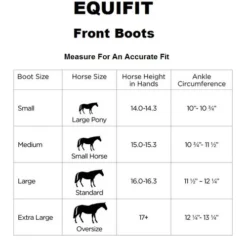 EquiFit T-Boot Luxe Open Front Boots -Horse Set Sales Store boot measure size chart equifit 33850.1603749123