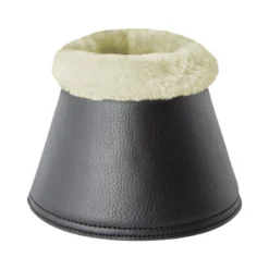 B Vertigo Wellington Fleece Bell Boots -Horse Set Sales Store bv wellington fleece boots black back 19719 BL horze 20648.1678563638