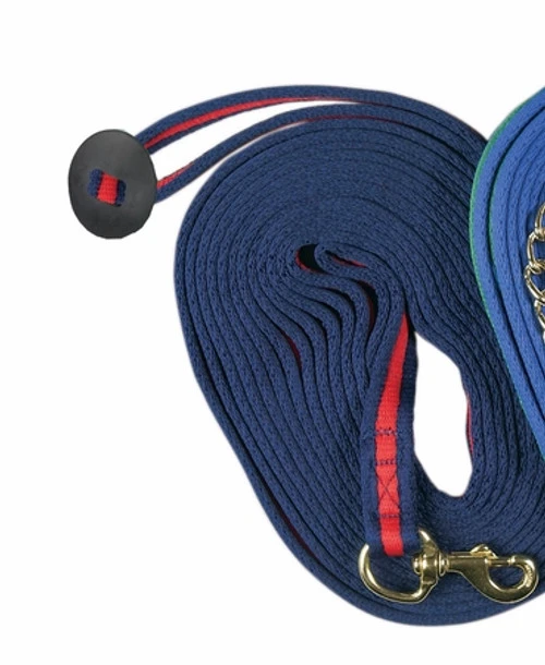 Centaur Padded Lunge Line With Stopper - 25 Ft 1 Centaur Padded Lunge Line With Stopper - 25 Ft