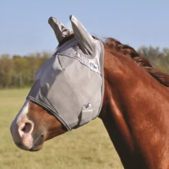 Cashel Crusader Fly Masks -Horse Set Sales Store crusader fly mask ears grey cashel 74491.1658949887