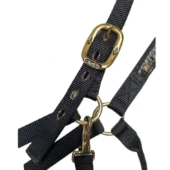 Big D Nylon Draft Halter - Snap + Adjustable Chin -Horse Set Sales Store draft halter black hardware big d mtf 63256.1649965248