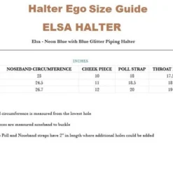Halter Ego Elsa Halter -Horse Set Sales Store elsa halter size chart halter ego 77404.1682556568
