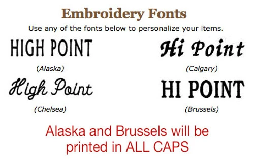 Embroidery For Stall Front Bag & Stall Guard 1 Embroidery For Stall Front Bag & Stall Guard