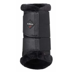LeMieux Fleece Lined Brushing Boots -Horse Set Sales Store fleece lined brushing boot black 8953 lemieux 60963.1636831261