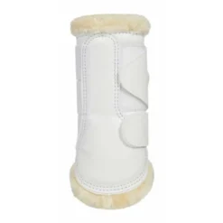 LeMieux Fleece Lined Brushing Boots -Horse Set Sales Store fleece lined brushing boots white side 8950 lemieux 01933.1636831266