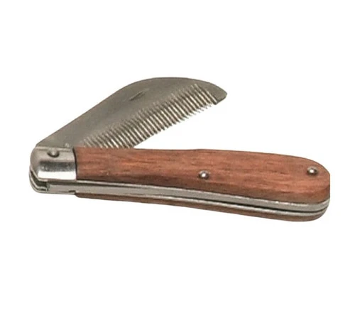 Folding Mane Stripping Comb 1 Folding Mane Stripping Comb