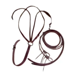 Buckaroo Leather German Martingale With Split Reins