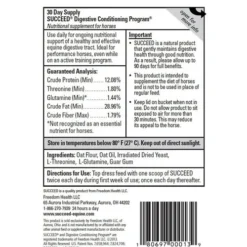 Succeed Digestive Conditioning Granules -Horse Set Sales Store granules label 71996.1650562452