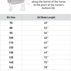 Horze Graz Cooler -Horse Set Sales Store graz cooler size chart horze 84449.1584903188