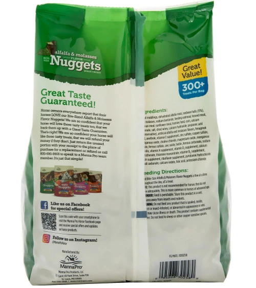 Manna Pro Bite-Size Nuggets Horse Treats 5 Manna Pro Bite-Size Nuggets Horse Treats - Image 5