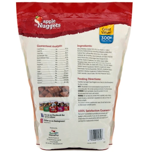 Manna Pro Bite-Size Nuggets Horse Treats 3 Manna Pro Bite-Size Nuggets Horse Treats - Image 3