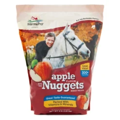 Manna Pro Bite-Size Nuggets Horse Treats 16 Manna Pro Bite-Size Nuggets Horse Treats -Horse Set Sales Store nuggets apple 4lb front manna pro 26707.1676567095