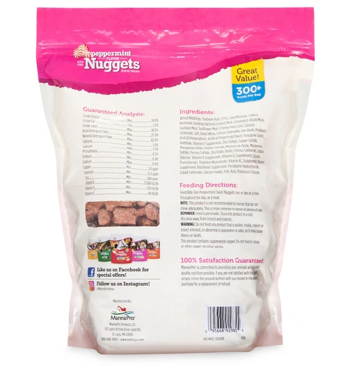 Manna Pro Bite-Size Nuggets Horse Treats 7 Manna Pro Bite-Size Nuggets Horse Treats - Image 7