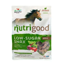 Nutrigood Low Sugar Snax Horse Treats -Horse Set Sales Store nutri good low sugar snax apple 4lb front manna pro 58772.1678311195
