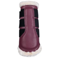 HKM Comfort Premium Fur Protection Boots 5 HKM Comfort Premium Fur Protection Boots -Horse Set Sales Store protection boots wine red 13024 3100 HKM 14076.1672705358