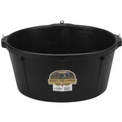 Little Giant 6.5 Gallon Rubber Feed Tub With Rings