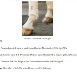 Euro Pro Rex Open Front Boot -Horse Set Sales Store size guide euro pro 27355.1601668805