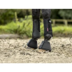 LeMieux Soft Shell Overreach Boots -Horse Set Sales Store soft shell over reach boot black horse 9416 lemieux 54107.1636585338