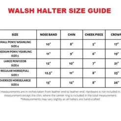 Mary's British Leather Halter With Solid Brass Hardware 7 Mary's British Leather Halter With Solid Brass Hardware -Horse Set Sales Store walsh halter size guide 26634.1685668772